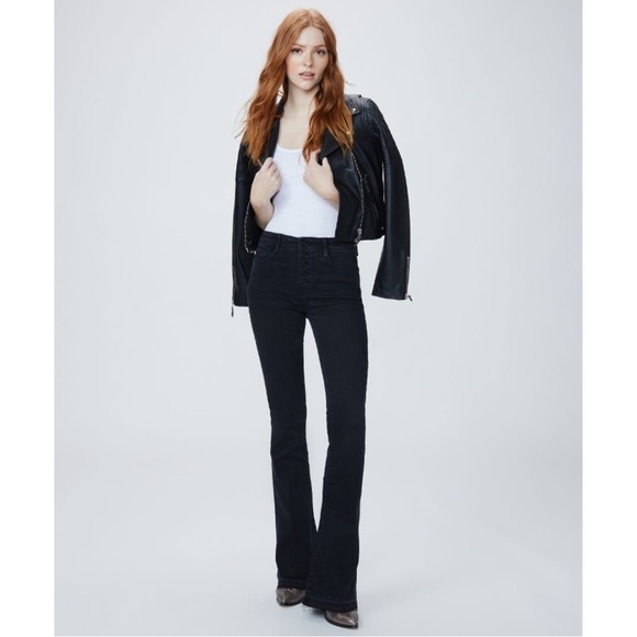 PAIGE Denim - NWT Paige High Rise Lou Lou Flared Jeans - Midnight Dusk
